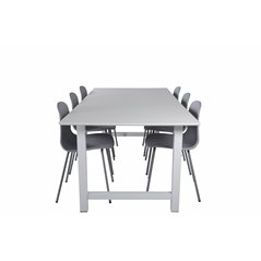 Count Dining Table - White / White