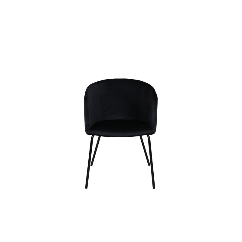 Berit Chair - Black / Black Velvet