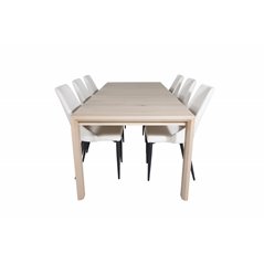 Leone Dining Chair - Black Legs / Beige Corduroy