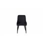 Plaza Dining Chair - Black Legs - Black Fabric