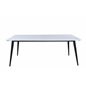 Jimmy Dining Table - Black / White HPL