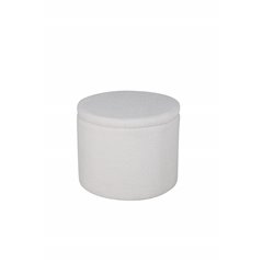 Dunken Pouf - / Offwhite Teddy