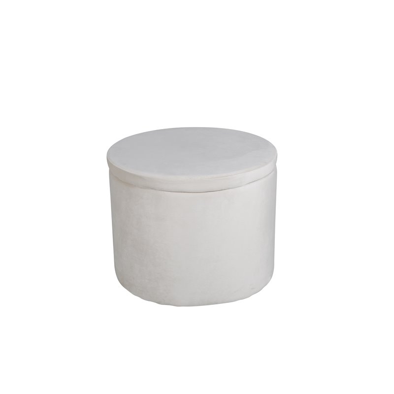 Dunken Pouf - / beige sametti