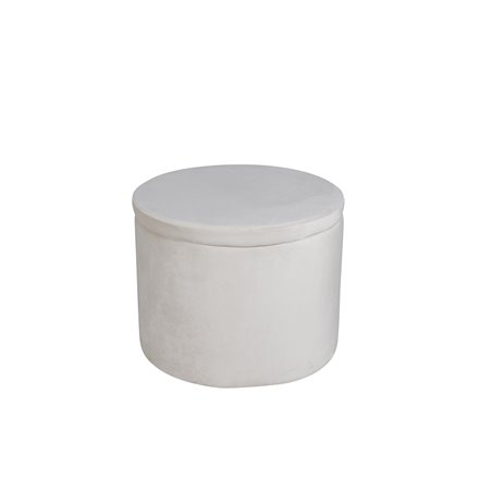 Dunken Pouf - / beige sametti