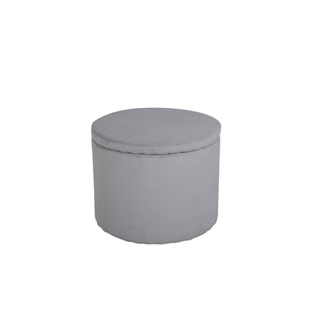 Dunken Pouf - / Grey Corduroy