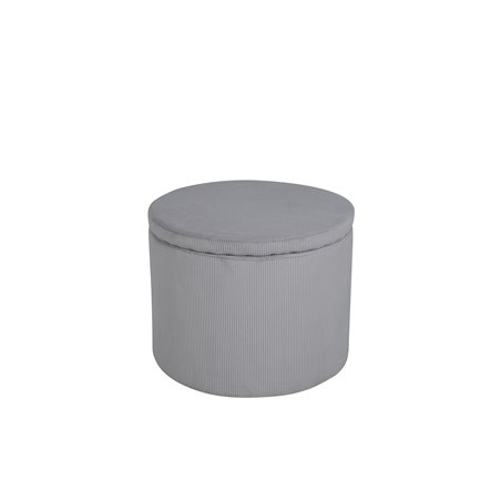 Dunken Pouf - / Grey Corduroy