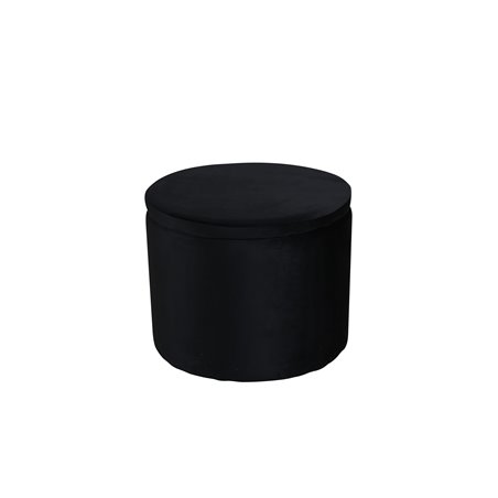 Dunken Pouf - / Black Velvet