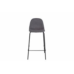 Polar Bar Chair - Black / Grey Micro Fibre