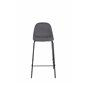 Polar Bar Chair - Black / Grey Micro Fibre