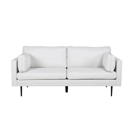 Boom Sofa - Black / Light Beige Fabric