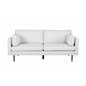 Boom Sofa - Black / Light Beige Fabric