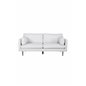 Boom Sofa - Black / Light Beige Fabric