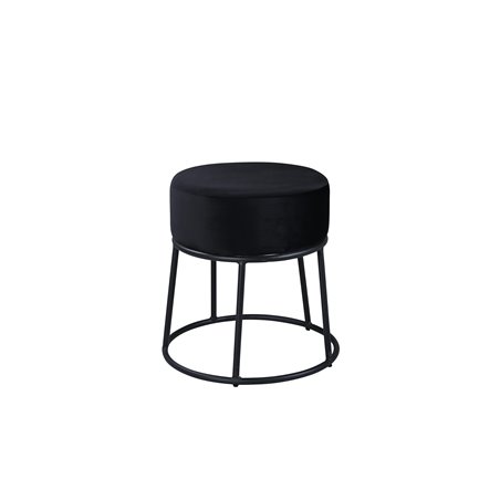 Pippi Pouf - Black / Black Velvet