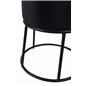 Pippi Pouf - Black / Black Velvet