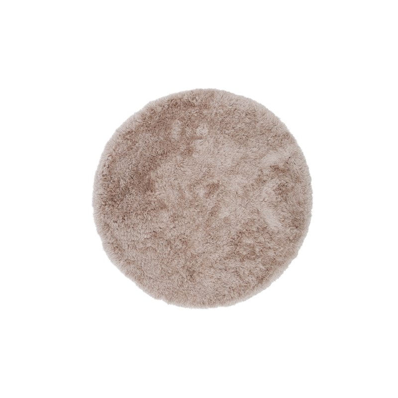 Grace Round Polyester Carpet - 200*200- Beige