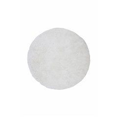 Grace Round Polyester Carpet - 200*200- White