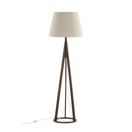 Kona -Floor Lamp - Espresso/Linen