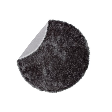 Natta Polyester Carpet - Dark Grey - ø200