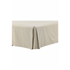 Ziggy Bedskirt Cotton streight - Beige /  - 180*200