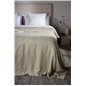 Milo Bedspread Linen - Beige / - 150*250