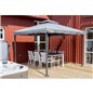 Leeds Gazebo 3 * 3m - harmaa