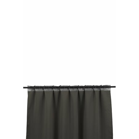 Evelyn Curtain Polyester blackout - Dark grey /  - 135*240