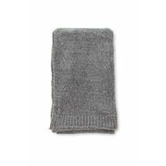 Ally Throw Polyester/shiny chenille - Dark grey / - 130*170