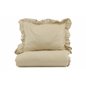 Levi Bed Set Cotton w ruffle - Light Yellow / - 150*200