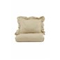 Levi Bed Set Cotton w ruffle - Light Yellow / - 150*200