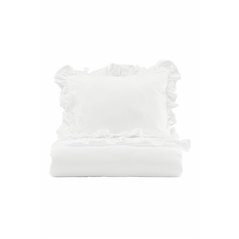 Levi Bed Set Cotton w ruffle - White / - 150*200