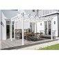 Lazio - Pergola - vit Aluminium / vit Fabric