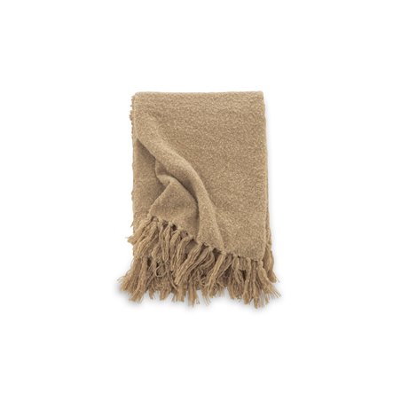 Stanly Throw Polyester - Beige / - 130*170