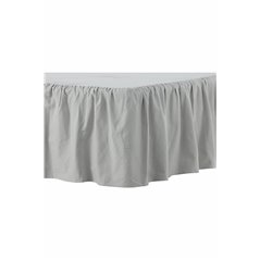 Pixy Bedskirt Bomuldsromantisk - Lysegrå / - 120 * 200