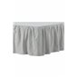 Pixy Bedskirt Cotton romantic - Light Grey /  - 120*200