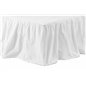 Pixy Bedskirt Cotton romantic - white /  - 180*200