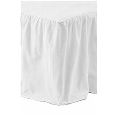 Pixy Bedskirt Cotton romantic - white /  - 180*200