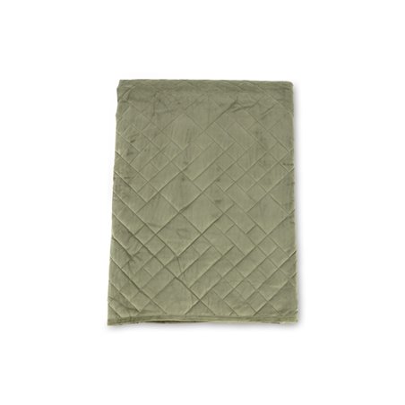 Jilly Bedspread Polyester/velvet/microfiber - Green / - 180*80