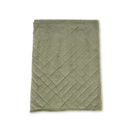 Jilly Bedspread Polyester/velvet/microfiber - Green / - 180*80