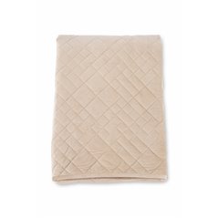 Jilly Bedspread Polyester/velvet/microfiber - Beige / - 260*80