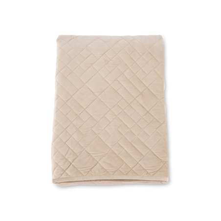 Jilly Bedspread Polyester/velvet/microfiber - Beige / - 260*80