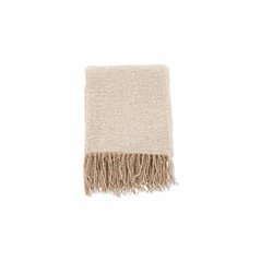 Toby Throw Polyester - Beige/white / White - 130*170