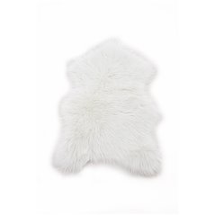 Katy Sheepskin Polyester / falsk ruskind / Akryl - Hvid - 60 * 90