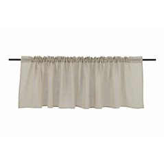 Kaya Curtain Polyester/fake linen - Beige /  - 55*250