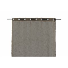 Kaya Curtain Polyester/fake linen - Brown /  - 140*290