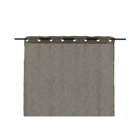 Kaya Curtain Polyester/fake linen - Brown /  - 140*290