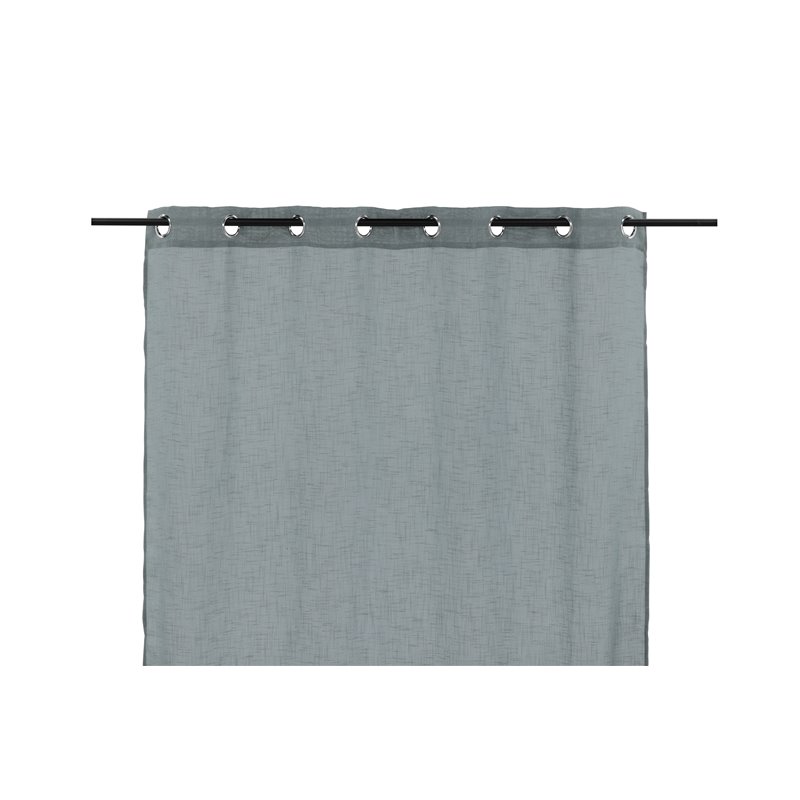 Kaya Curtain Polyester/fake linen - Grey /  - 140*290