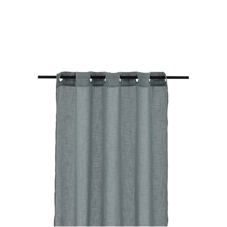 Kaya Curtain Polyester/fake linen - Grey /  - 140*290