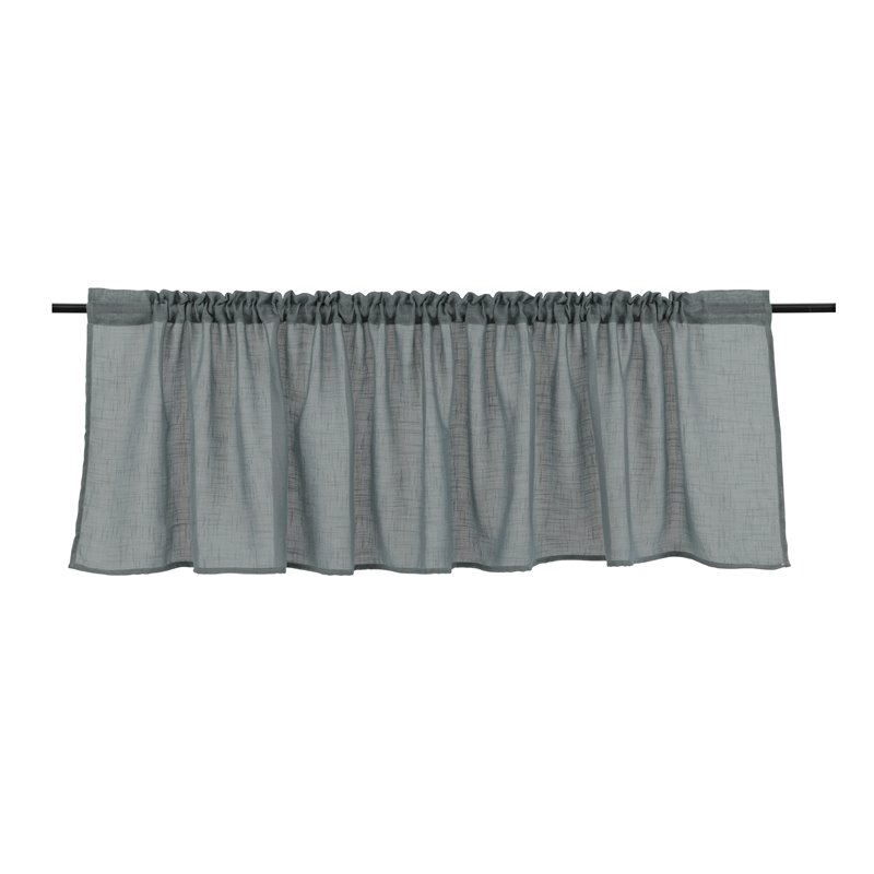 Kaya Curtain Polyester/fake linen - Grey /  - 55*250