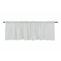 Kaya Curtain Polyester/fake linen - White /  - 55*250