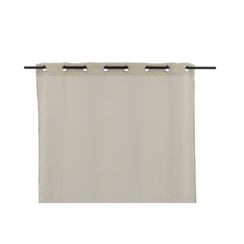 Kaya Curtain Polyester/fake linen - Beige - 140*290